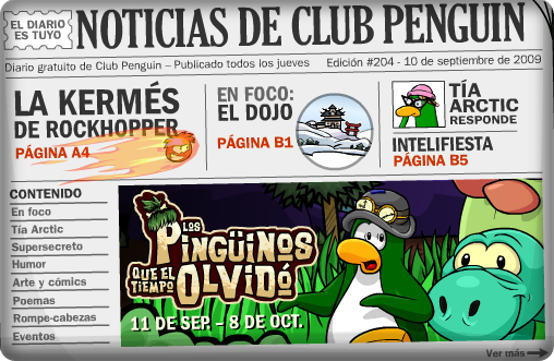 club penguin times 204 portada